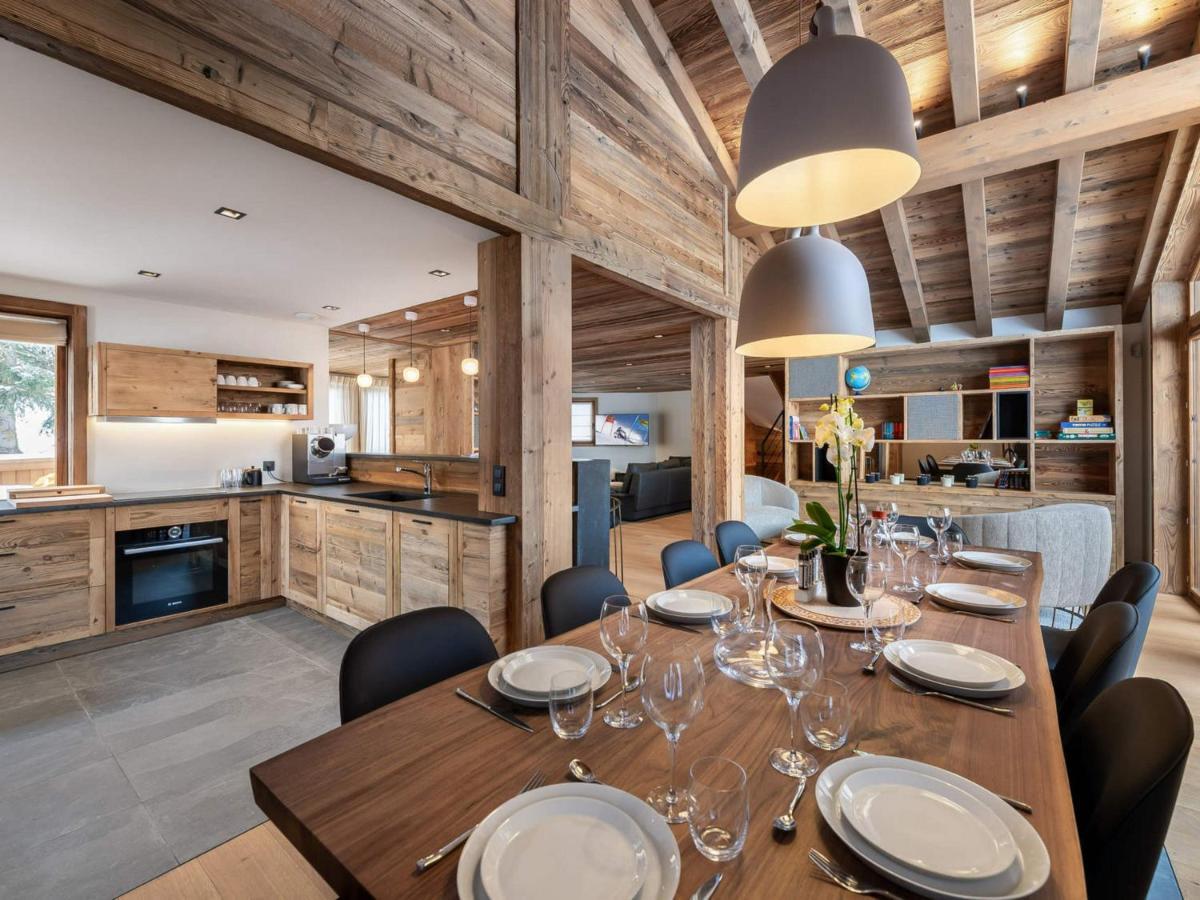 Chalet Neuf Avec Piscine, Sauna Et Proche Des Pistes A Courchevel Village - Fr-1-562-49 Dış mekan fotoğraf