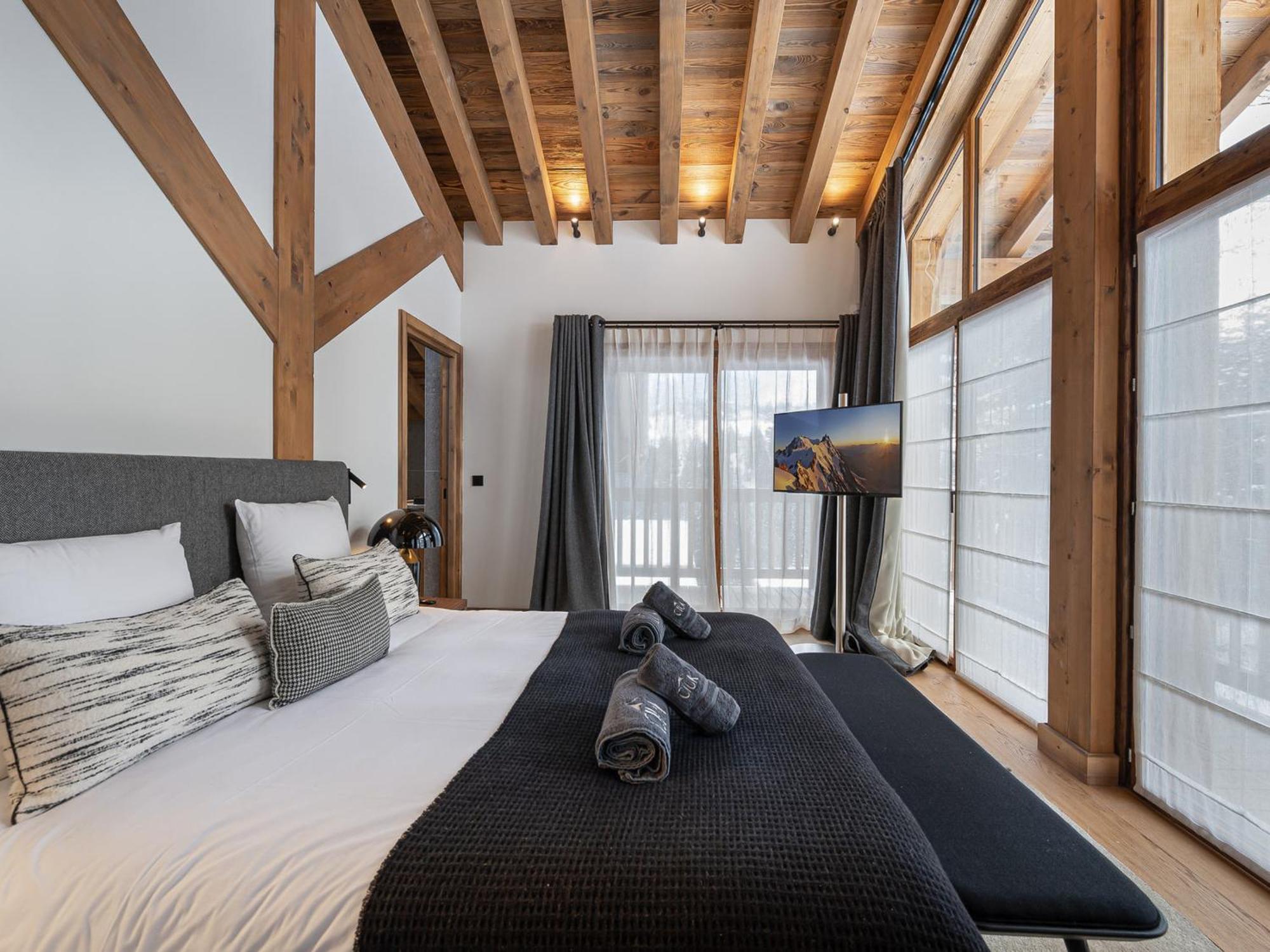 Chalet Neuf Avec Piscine, Sauna Et Proche Des Pistes A Courchevel Village - Fr-1-562-49 Dış mekan fotoğraf