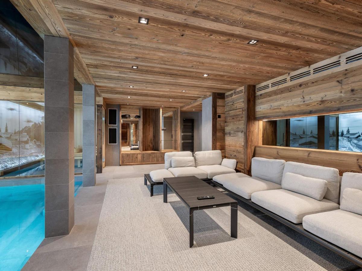 Chalet Neuf Avec Piscine, Sauna Et Proche Des Pistes A Courchevel Village - Fr-1-562-49 Dış mekan fotoğraf