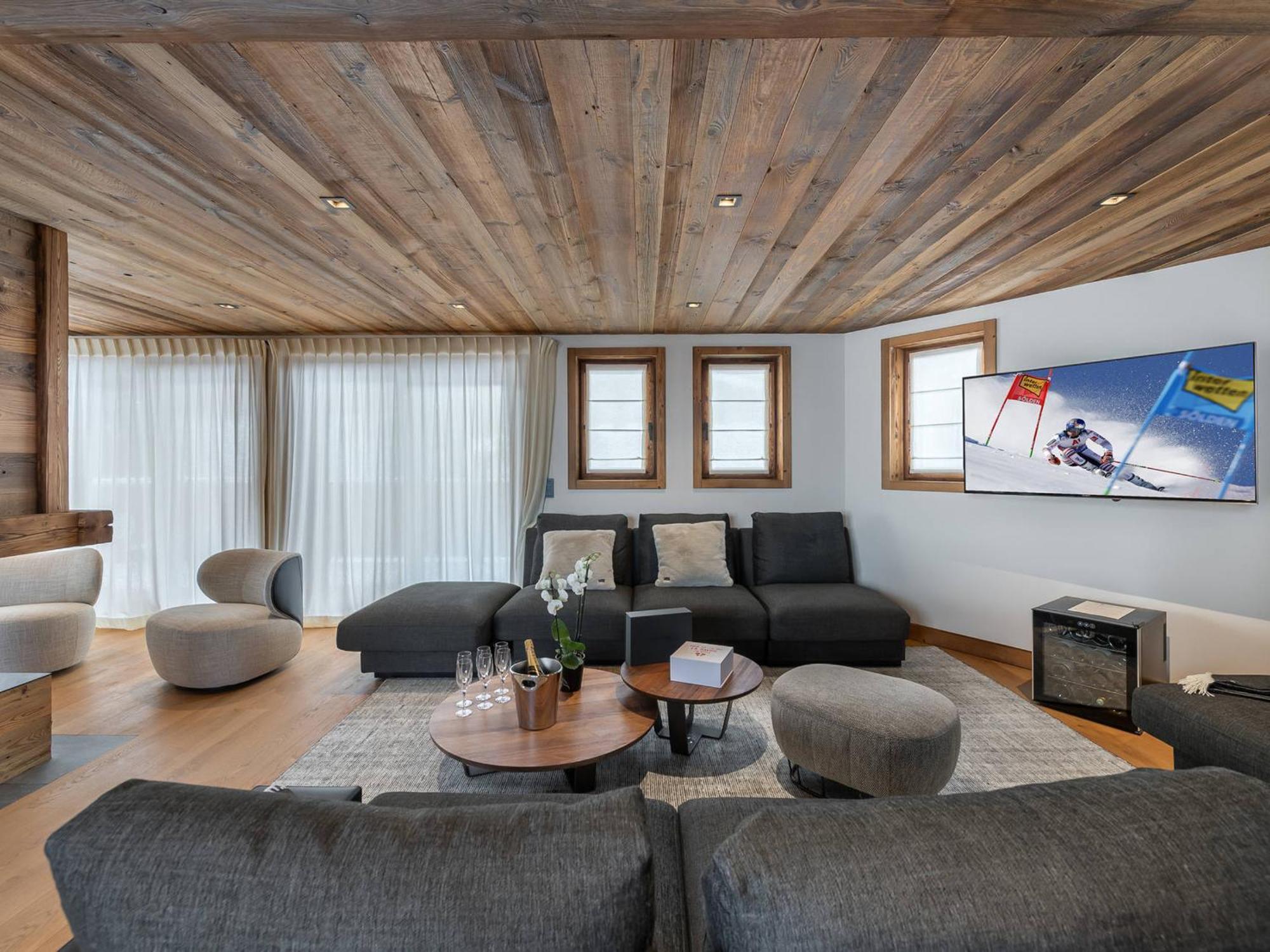 Chalet Neuf Avec Piscine, Sauna Et Proche Des Pistes A Courchevel Village - Fr-1-562-49 Dış mekan fotoğraf